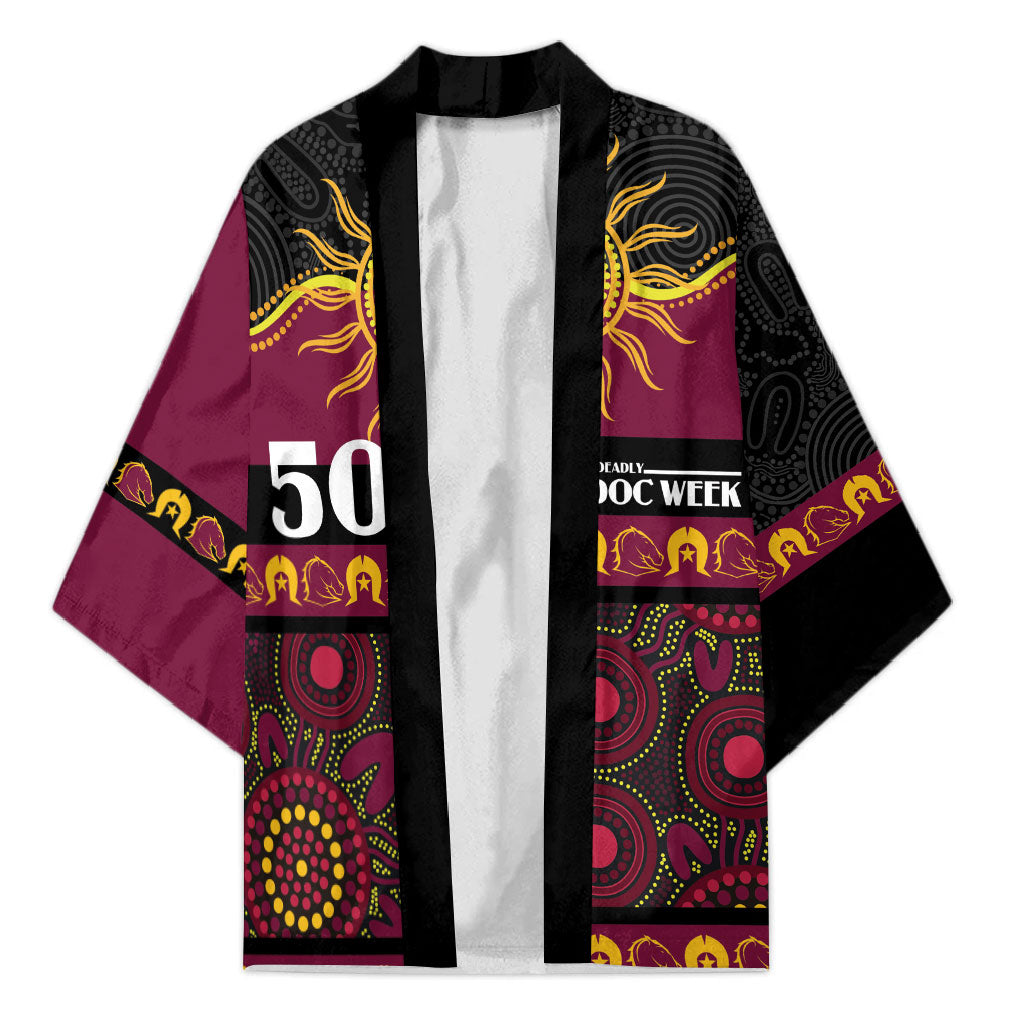 Broncos NAIDOC Week Personalised Kimono Aboriginal Torres Strait Islanders Vibe