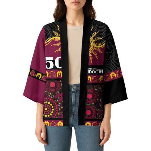 Broncos NAIDOC Week Personalised Kimono Aboriginal Torres Strait Islanders Vibe