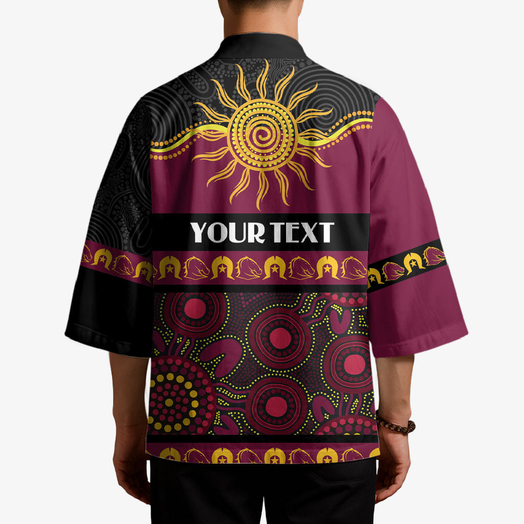Broncos NAIDOC Week Personalised Kimono Aboriginal Torres Strait Islanders Vibe