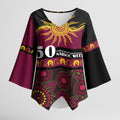 Broncos NAIDOC Week Personalised Kimono Sleeve Blouse Aboriginal Torres Strait Islanders Vibe