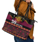 Broncos NAIDOC Week Leather Tote Bag Aboriginal Torres Strait Islanders Vibe