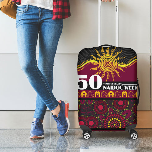 Broncos NAIDOC Week Luggage Cover Aboriginal Torres Strait Islanders Vibe
