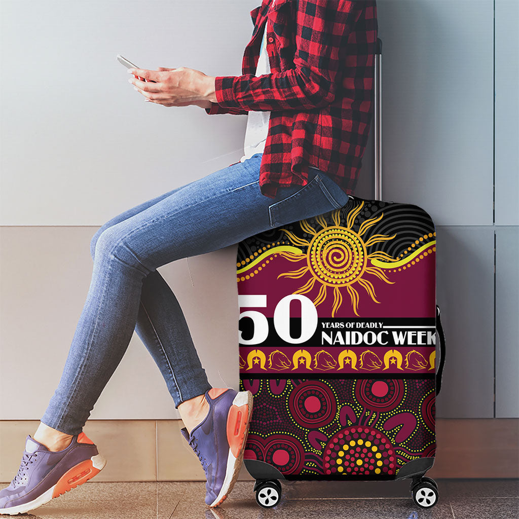 Broncos NAIDOC Week Luggage Cover Aboriginal Torres Strait Islanders Vibe