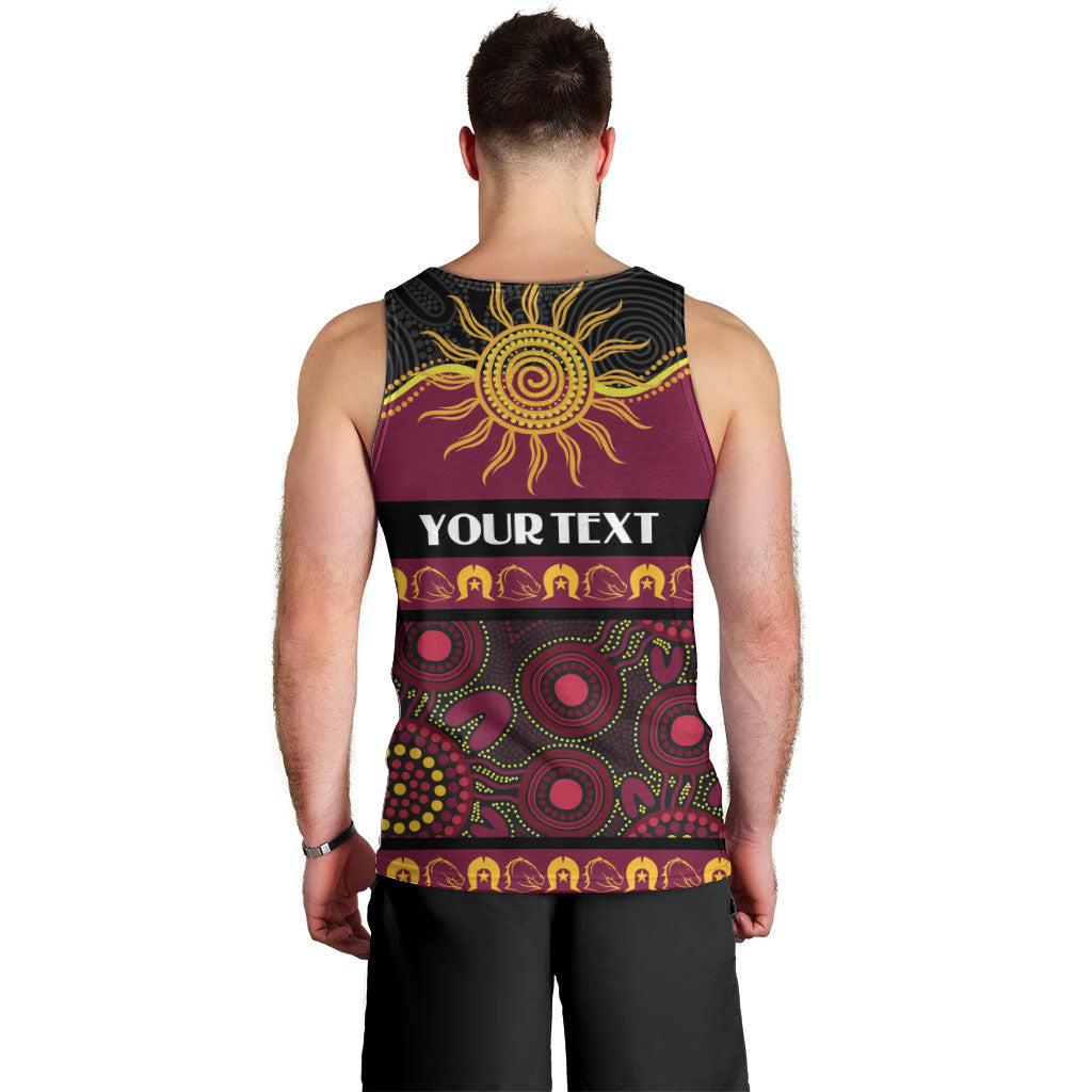 Broncos NAIDOC Week Personalised Men Tank Top Aboriginal Torres Strait Islanders Vibe