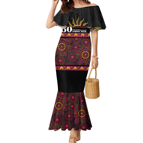 Broncos NAIDOC Week Personalised Mermaid Dress Aboriginal Torres Strait Islanders Vibe