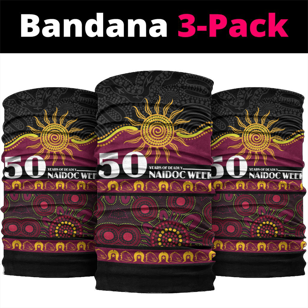 Broncos NAIDOC Week Neck Gaiter Aboriginal Torres Strait Islanders Vibe