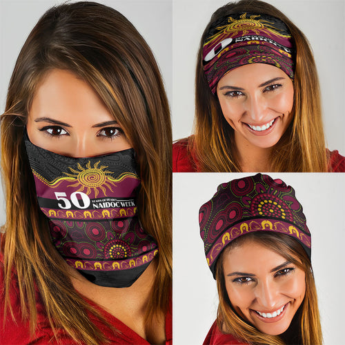 Broncos NAIDOC Week Neck Gaiter Aboriginal Torres Strait Islanders Vibe