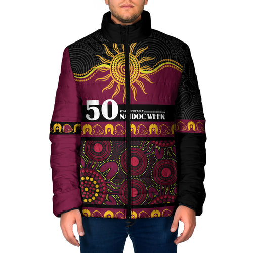 Broncos NAIDOC Week Personalised Padded Jacket Aboriginal Torres Strait Islanders Vibe