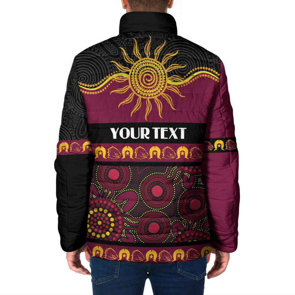 Broncos NAIDOC Week Personalised Padded Jacket Aboriginal Torres Strait Islanders Vibe