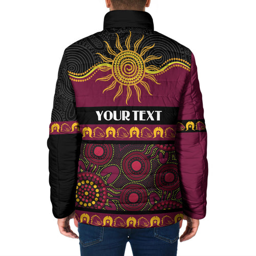 Broncos NAIDOC Week Personalised Padded Jacket Aboriginal Torres Strait Islanders Vibe