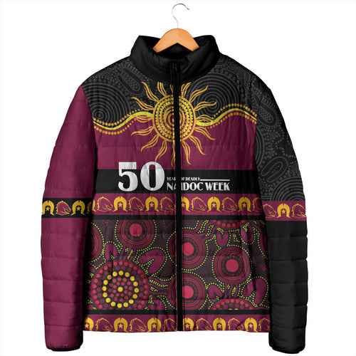 Broncos NAIDOC Week Personalised Padded Jacket Aboriginal Torres Strait Islanders Vibe