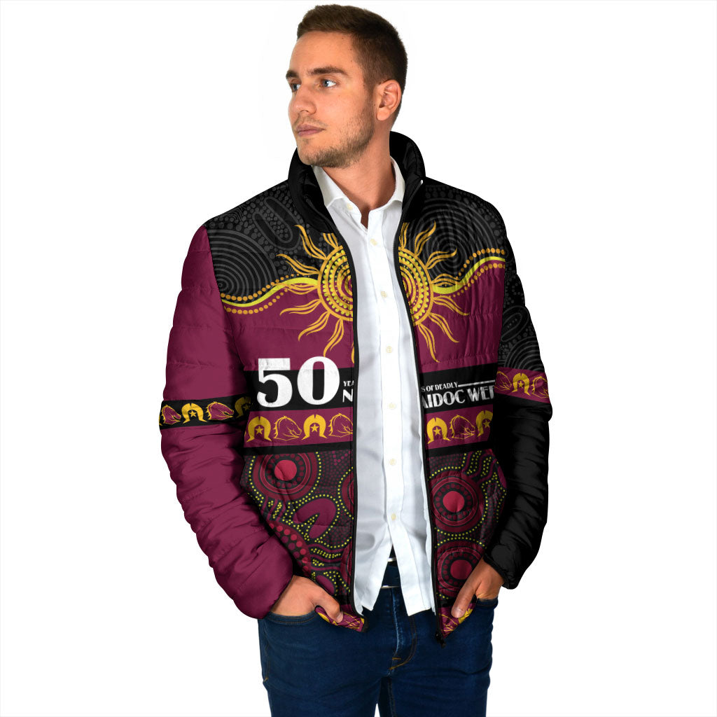 Broncos NAIDOC Week Personalised Padded Jacket Aboriginal Torres Strait Islanders Vibe