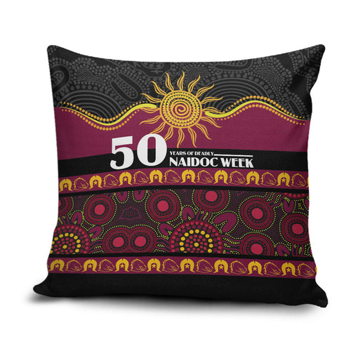 Broncos NAIDOC Week Pillow Cover Aboriginal Torres Strait Islanders Vibe