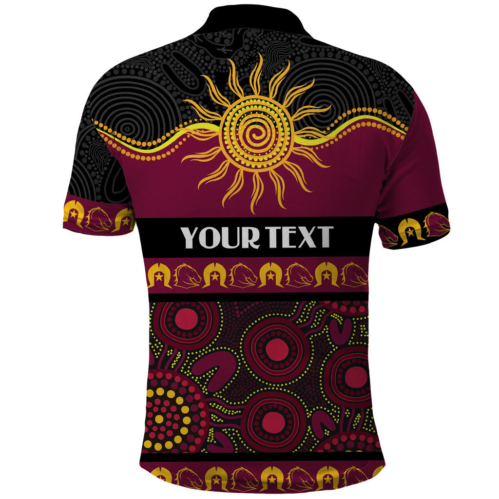 Broncos NAIDOC Week Personalised Polo Shirt Aboriginal Torres Strait Islanders Vibe