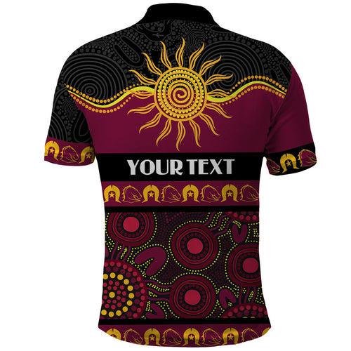 Broncos NAIDOC Week Personalised Polo Shirt Aboriginal Torres Strait Islanders Vibe