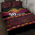 Broncos NAIDOC Week Quilt Bed Set Aboriginal Torres Strait Islanders Vibe