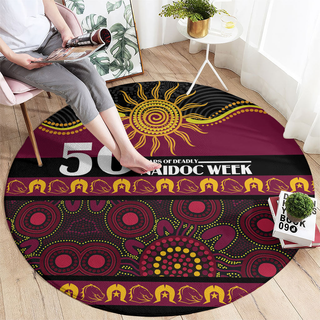 Broncos NAIDOC Week Round Carpet Aboriginal Torres Strait Islanders Vibe