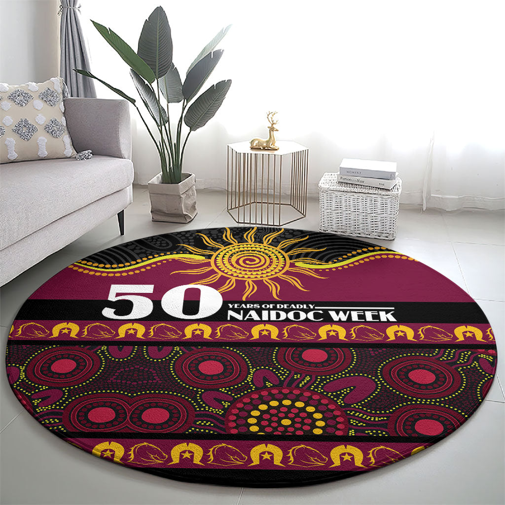 Broncos NAIDOC Week Round Carpet Aboriginal Torres Strait Islanders Vibe