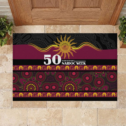 Broncos NAIDOC Week Rubber Doormat Aboriginal Torres Strait Islanders Vibe