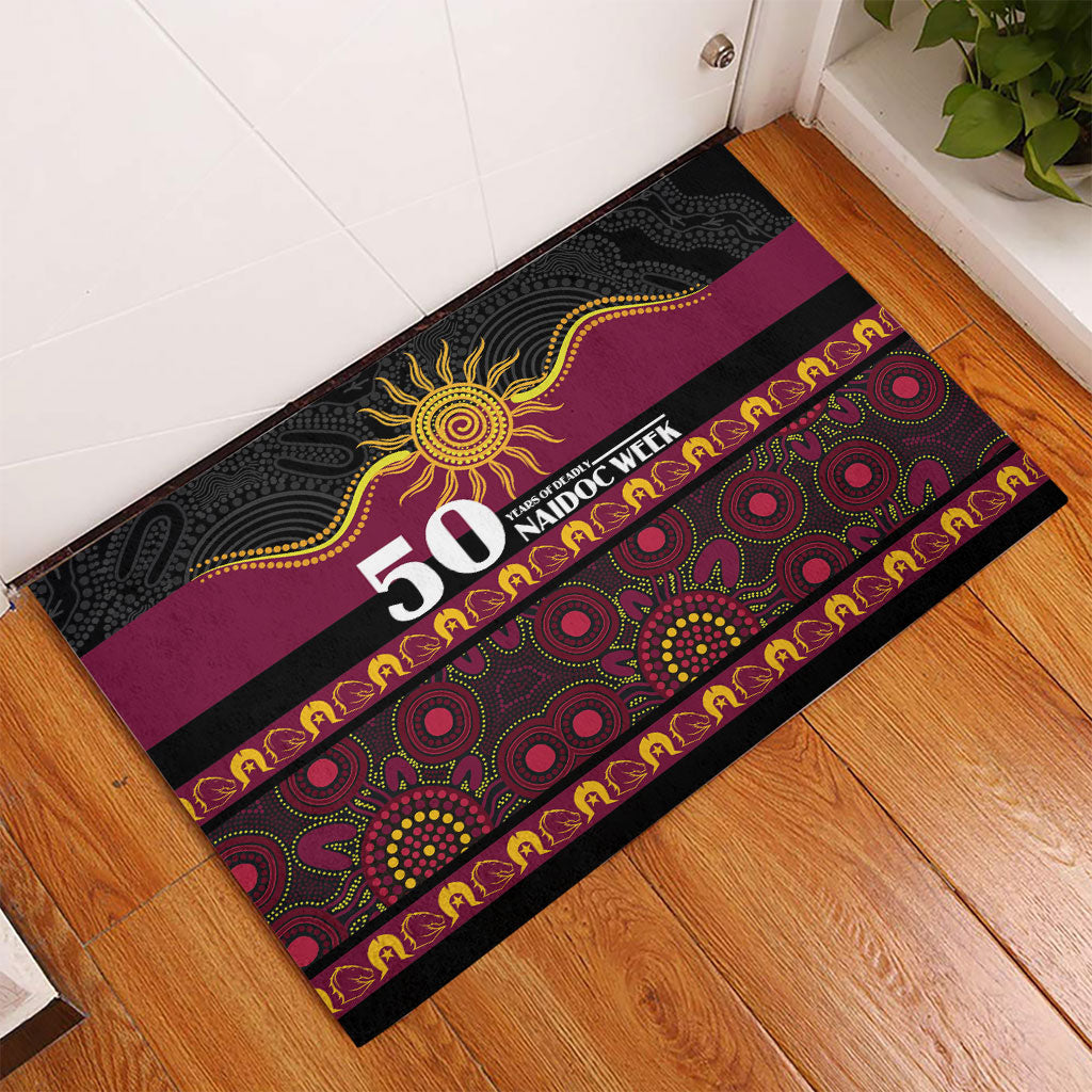 Broncos NAIDOC Week Rubber Doormat Aboriginal Torres Strait Islanders Vibe