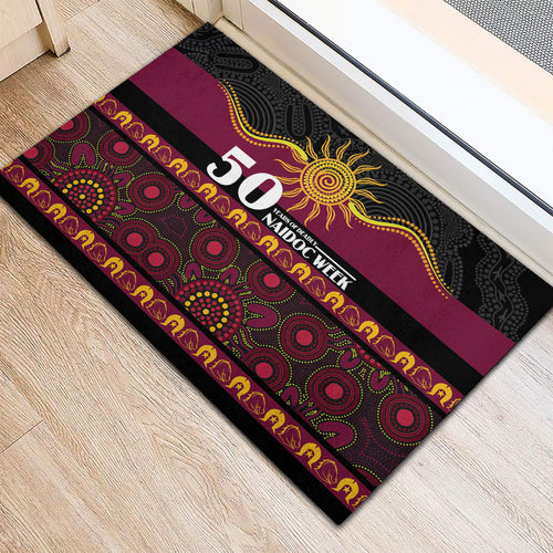 Broncos NAIDOC Week Rubber Doormat Aboriginal Torres Strait Islanders Vibe
