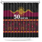 Broncos NAIDOC Week Shower Curtain Aboriginal Torres Strait Islanders Vibe