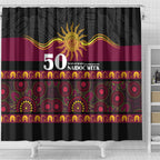 Broncos NAIDOC Week Shower Curtain Aboriginal Torres Strait Islanders Vibe