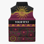 Broncos NAIDOC Week Personalised Sleeveless Puffer Jacket Aboriginal Torres Strait Islanders Vibe