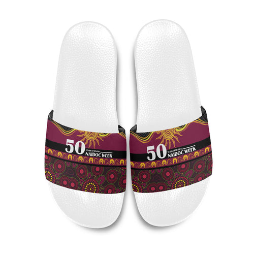 Broncos NAIDOC Week Slide Sandals Aboriginal Torres Strait Islanders Vibe