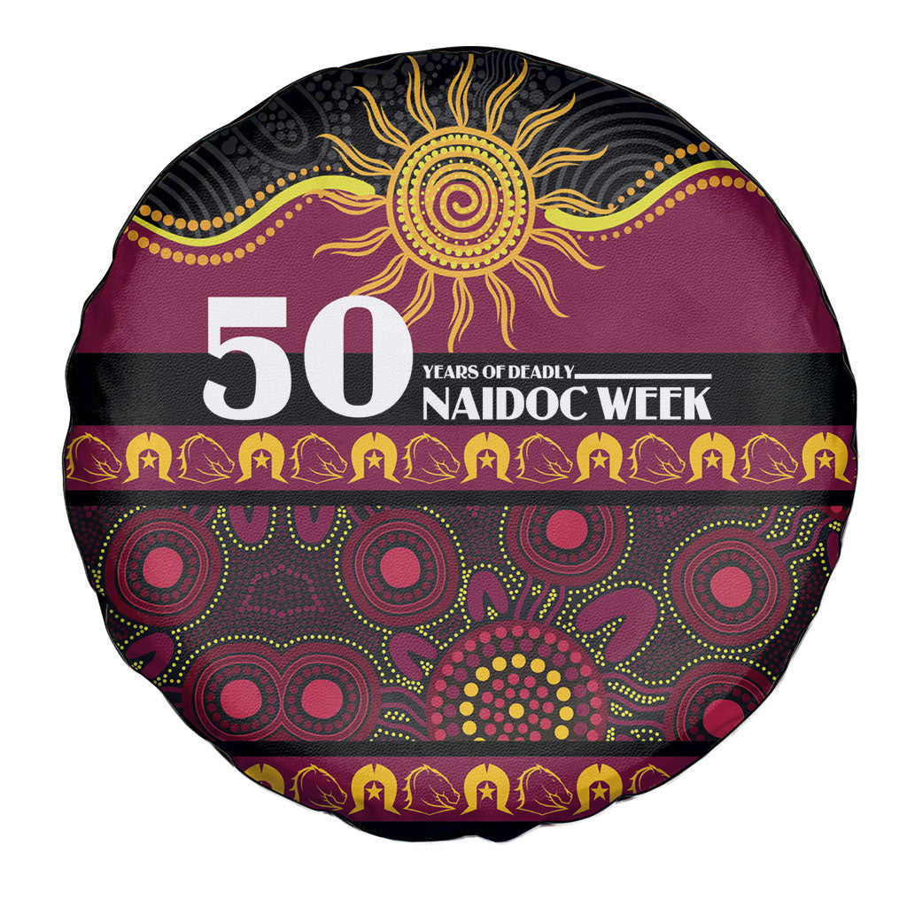 Broncos NAIDOC Week Spare Tire Cover Aboriginal Torres Strait Islanders Vibe