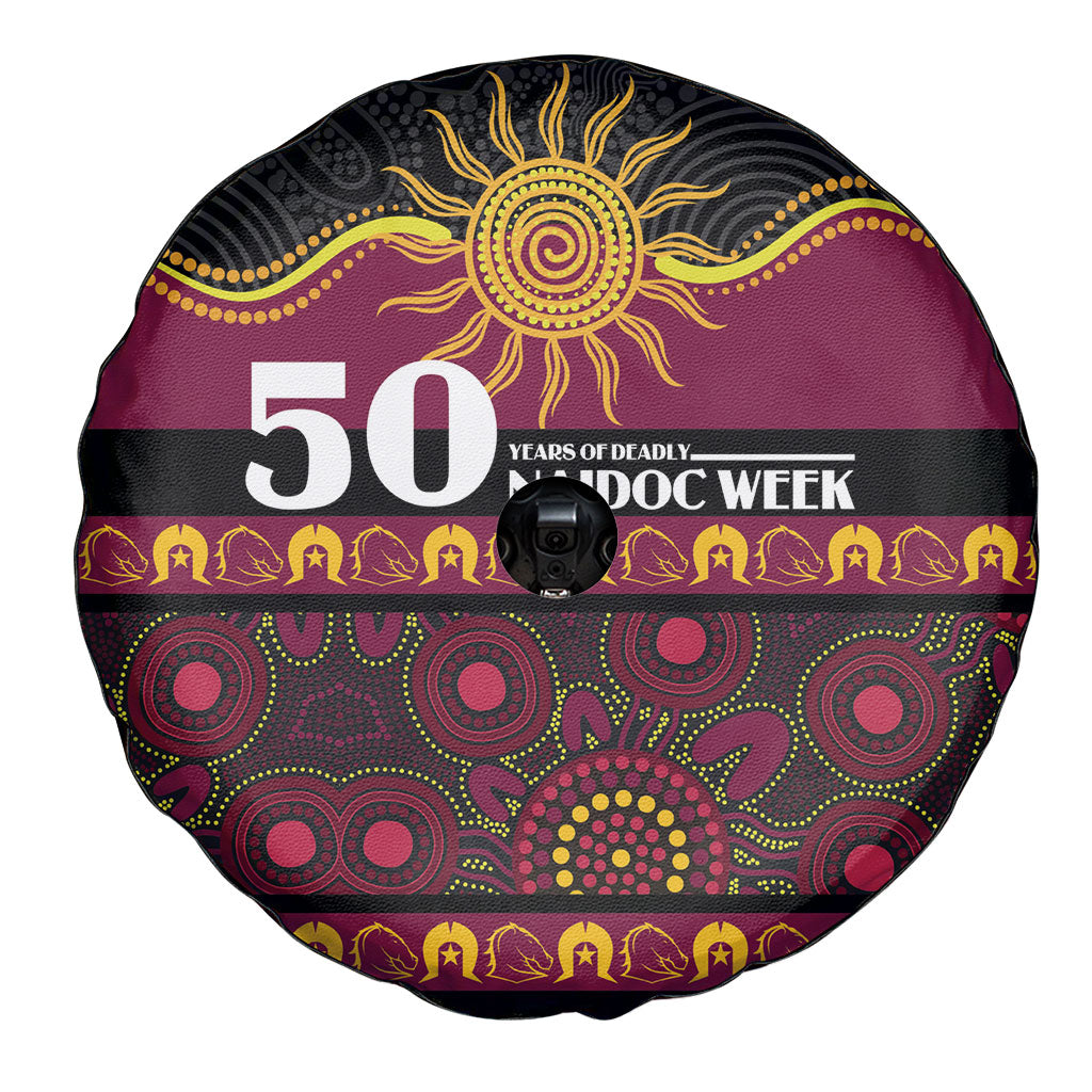Broncos NAIDOC Week Spare Tire Cover Aboriginal Torres Strait Islanders Vibe