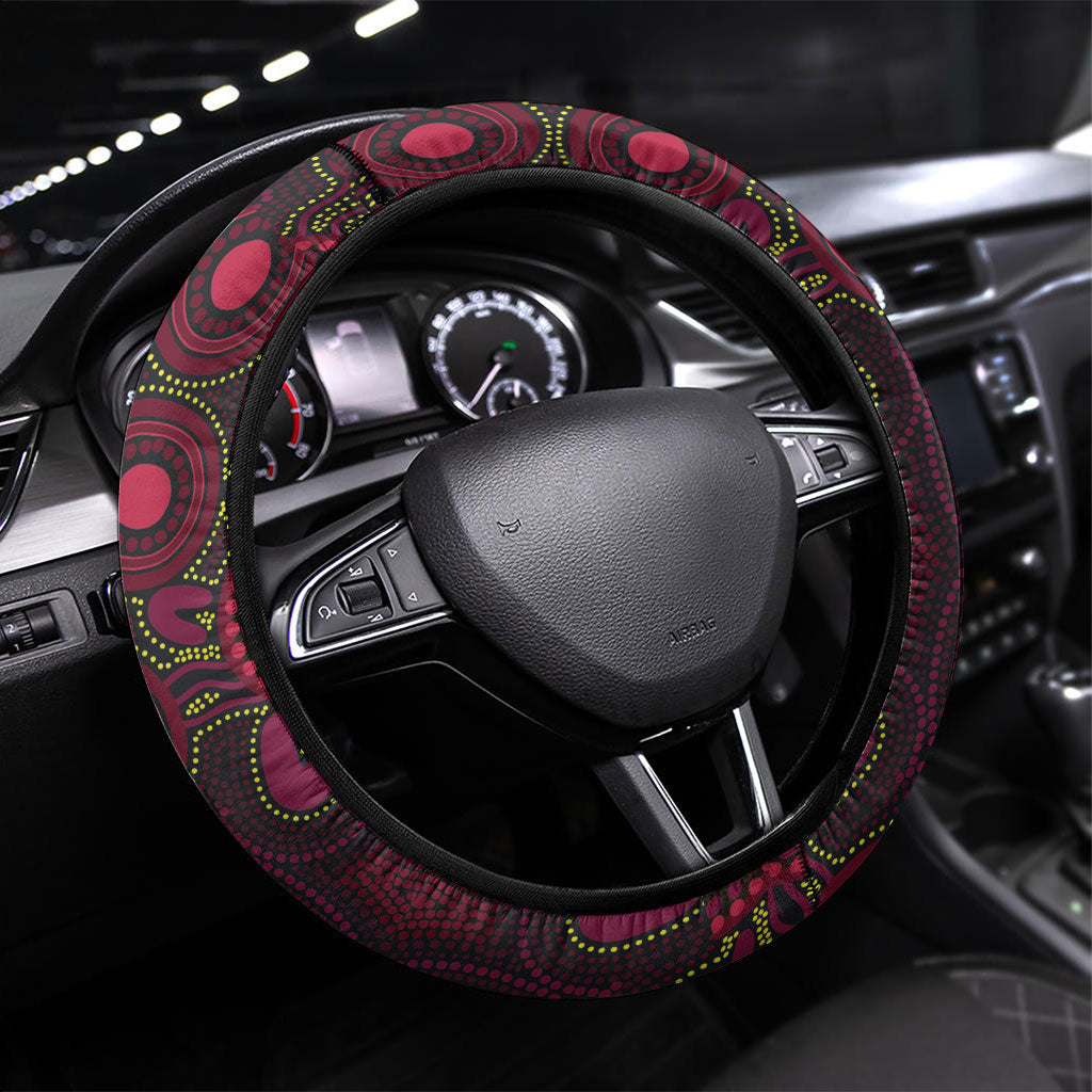 Broncos NAIDOC Week Steering Wheel Cover Aboriginal Torres Strait Islanders Vibe