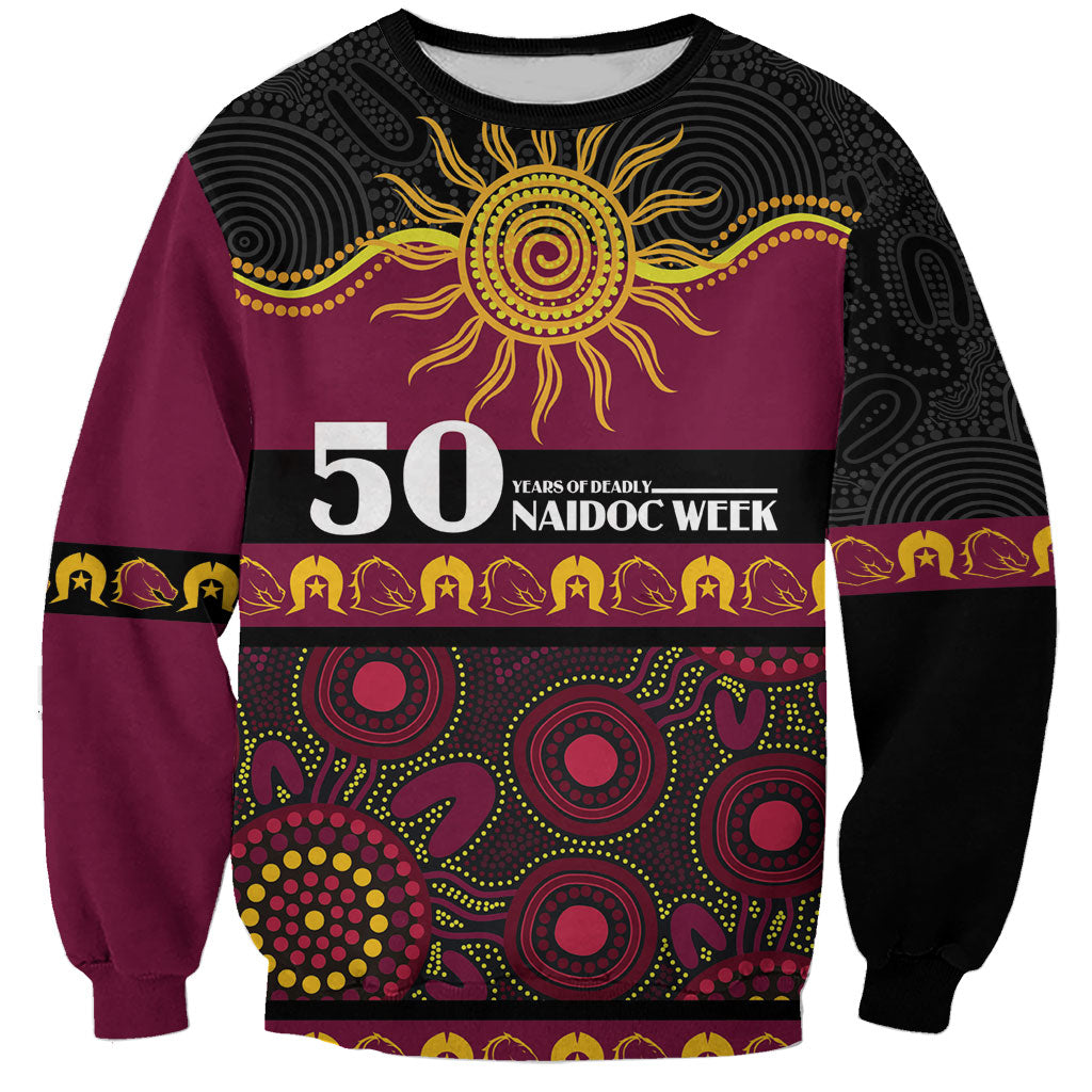 Broncos NAIDOC Week Personalised Sweatshirt Aboriginal Torres Strait Islanders Vibe