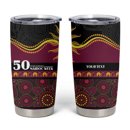 Broncos NAIDOC Week Personalised Tumbler Cup Aboriginal Torres Strait Islanders Vibe