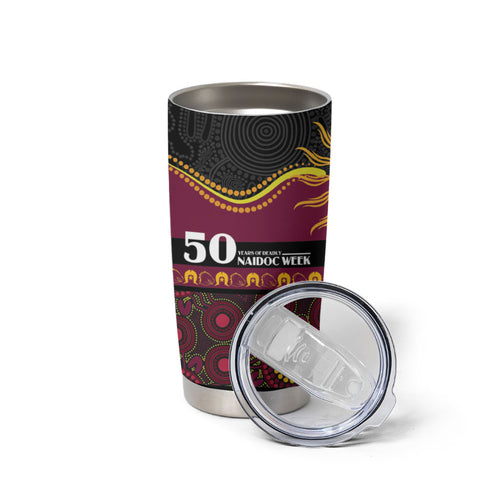 Broncos NAIDOC Week Personalised Tumbler Cup Aboriginal Torres Strait Islanders Vibe