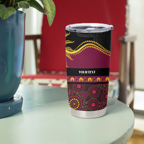 Broncos NAIDOC Week Personalised Tumbler Cup Aboriginal Torres Strait Islanders Vibe
