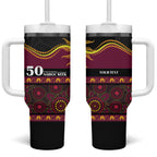 Broncos NAIDOC Week Personalised Tumbler With Handle Aboriginal Torres Strait Islanders Vibe