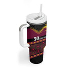 Broncos NAIDOC Week Personalised Tumbler With Handle Aboriginal Torres Strait Islanders Vibe