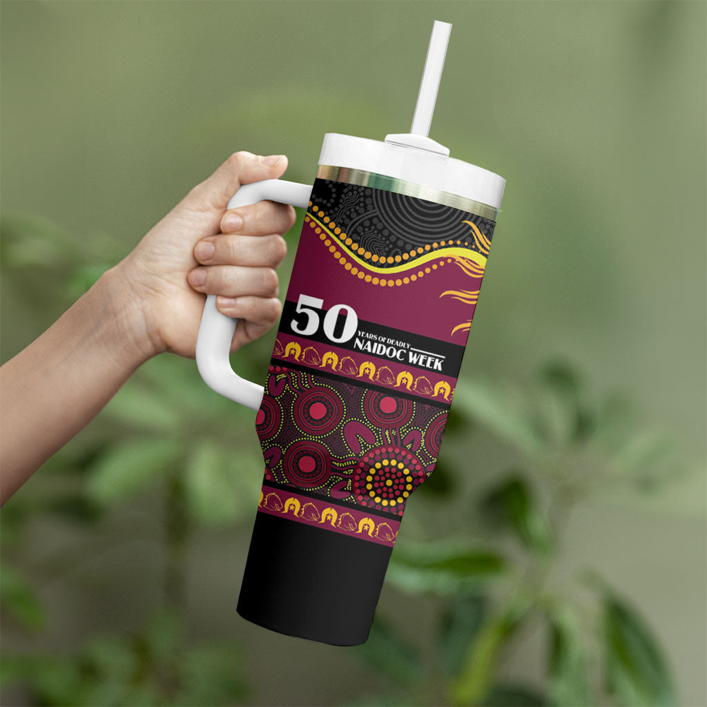 Broncos NAIDOC Week Personalised Tumbler With Handle Aboriginal Torres Strait Islanders Vibe