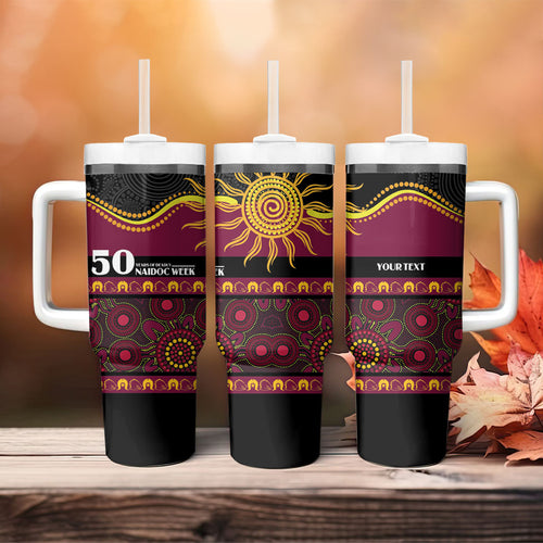 Broncos NAIDOC Week Personalised Tumbler With Handle Aboriginal Torres Strait Islanders Vibe