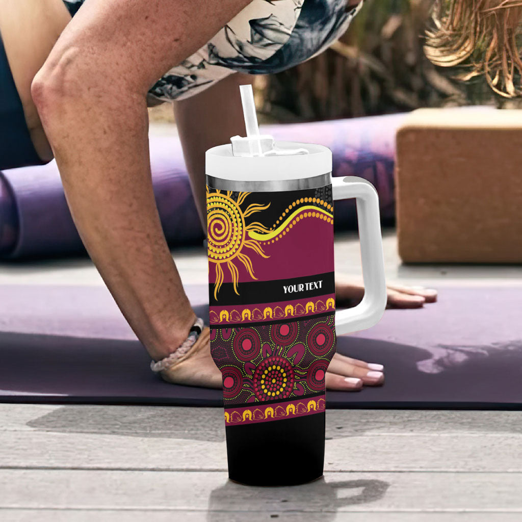 Broncos NAIDOC Week Personalised Tumbler With Handle Aboriginal Torres Strait Islanders Vibe