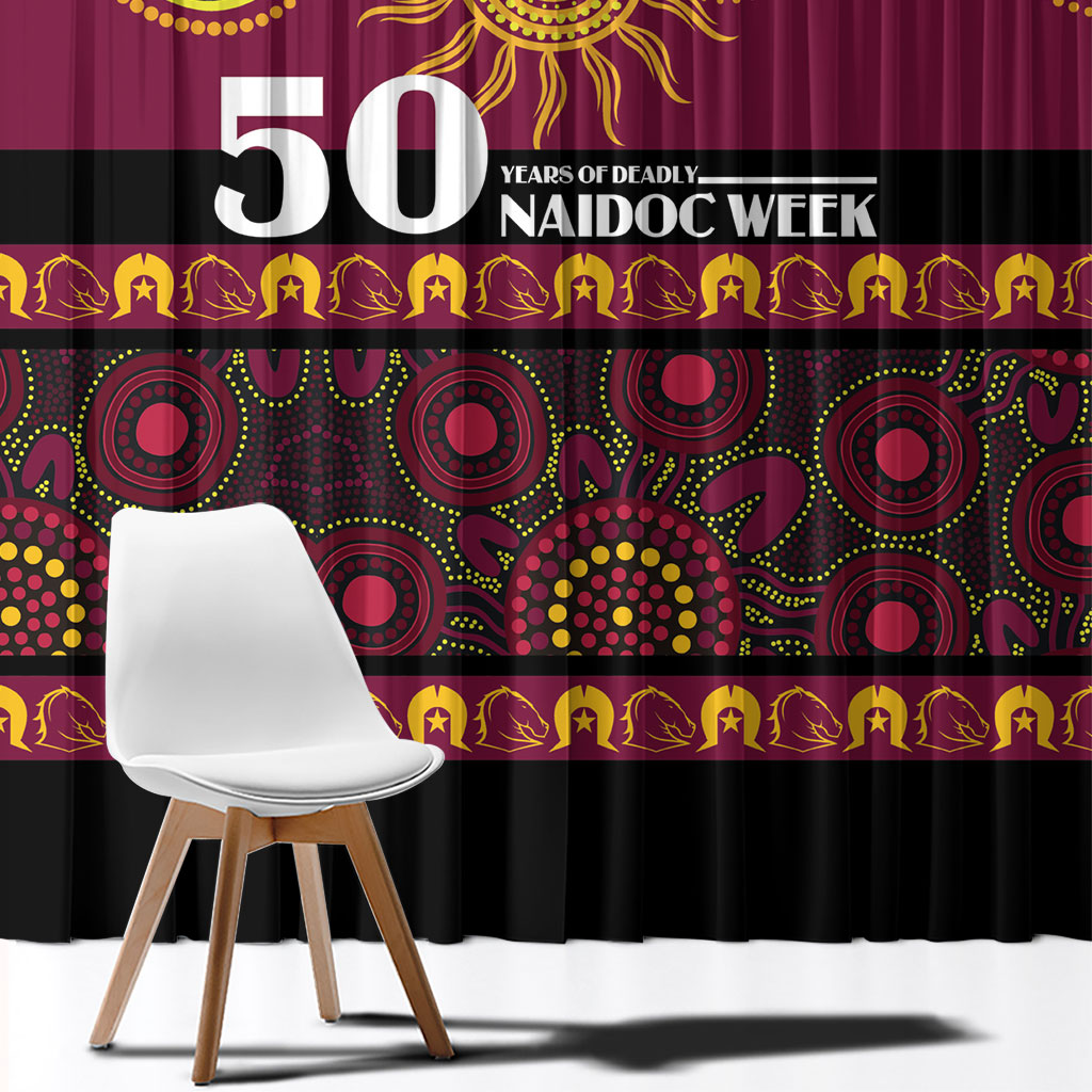 Broncos NAIDOC Week Window Curtain Aboriginal Torres Strait Islanders Vibe