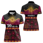 Broncos NAIDOC Week Personalised Women Polo Shirt Aboriginal Torres Strait Islanders Vibe