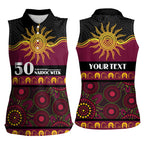 Broncos NAIDOC Week Personalised Women Sleeveless Polo Shirt Aboriginal Torres Strait Islanders Vibe