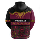 Broncos NAIDOC Week Personalised Zip Hoodie Aboriginal Torres Strait Islanders Vibe