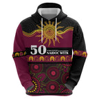 Broncos NAIDOC Week Personalised Zip Hoodie Aboriginal Torres Strait Islanders Vibe