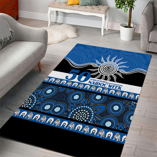 Bulldogs NAIDOC Week Area Rug Aboriginal Torres Strait Islanders Vibe