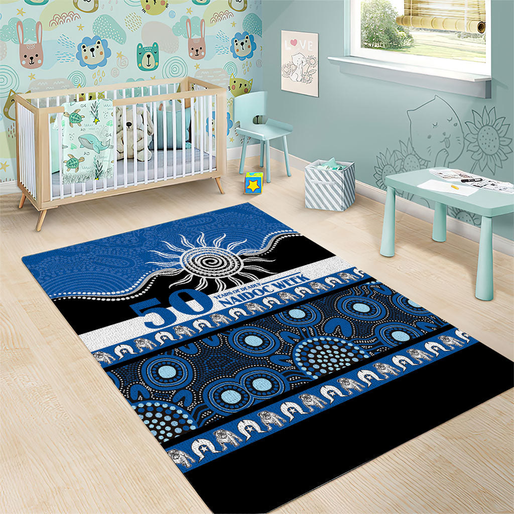 Bulldogs NAIDOC Week Area Rug Aboriginal Torres Strait Islanders Vibe