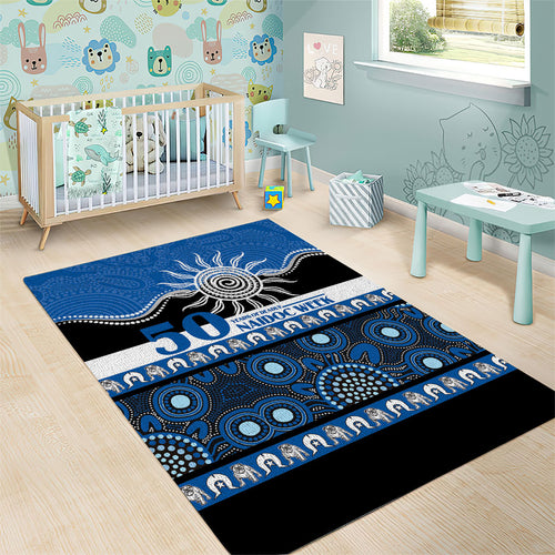 Bulldogs NAIDOC Week Area Rug Aboriginal Torres Strait Islanders Vibe