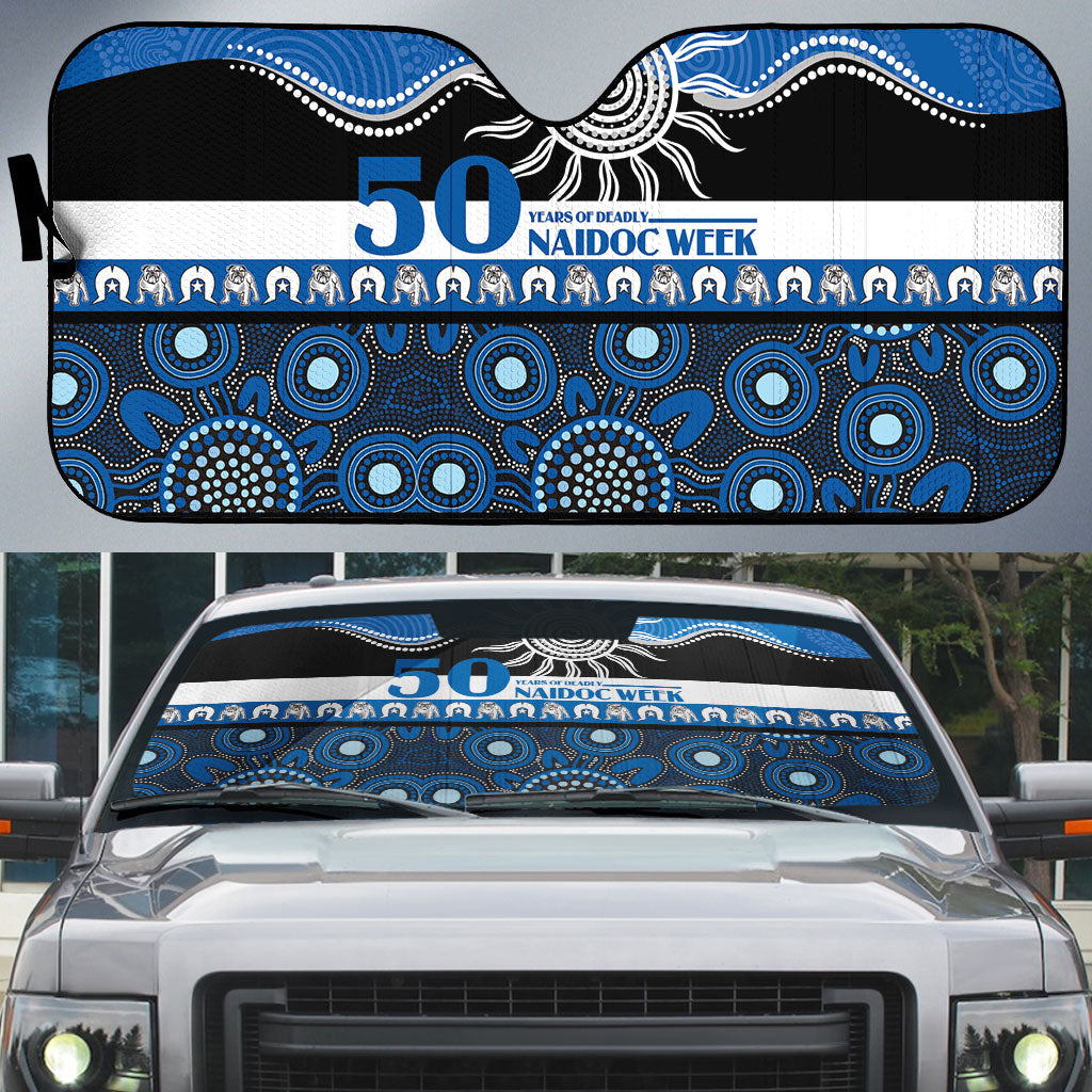 Bulldogs NAIDOC Week Auto Sun Shade Aboriginal Torres Strait Islanders Vibe